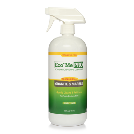 ECO ME Granite and Marble Cleaner, RTU, Fragrance Free 32 oz., PK6 ECJS-GMFF32-06